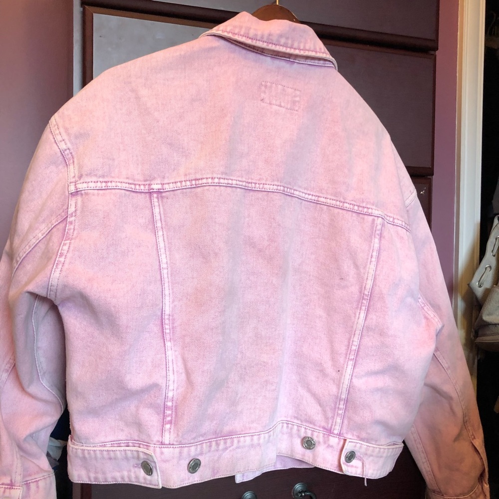 SOLD !!! FRANK & OAK PASTEL JEAN JACKET BNWOT - Picture 7 of 9